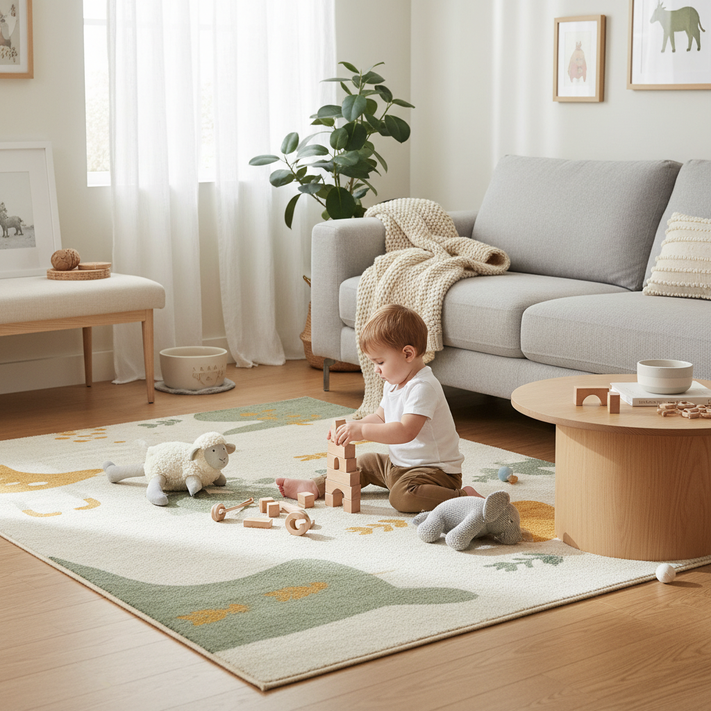 Non Slip Machine Washable Colorful Rug for Kids and Pets: Buyer Guide