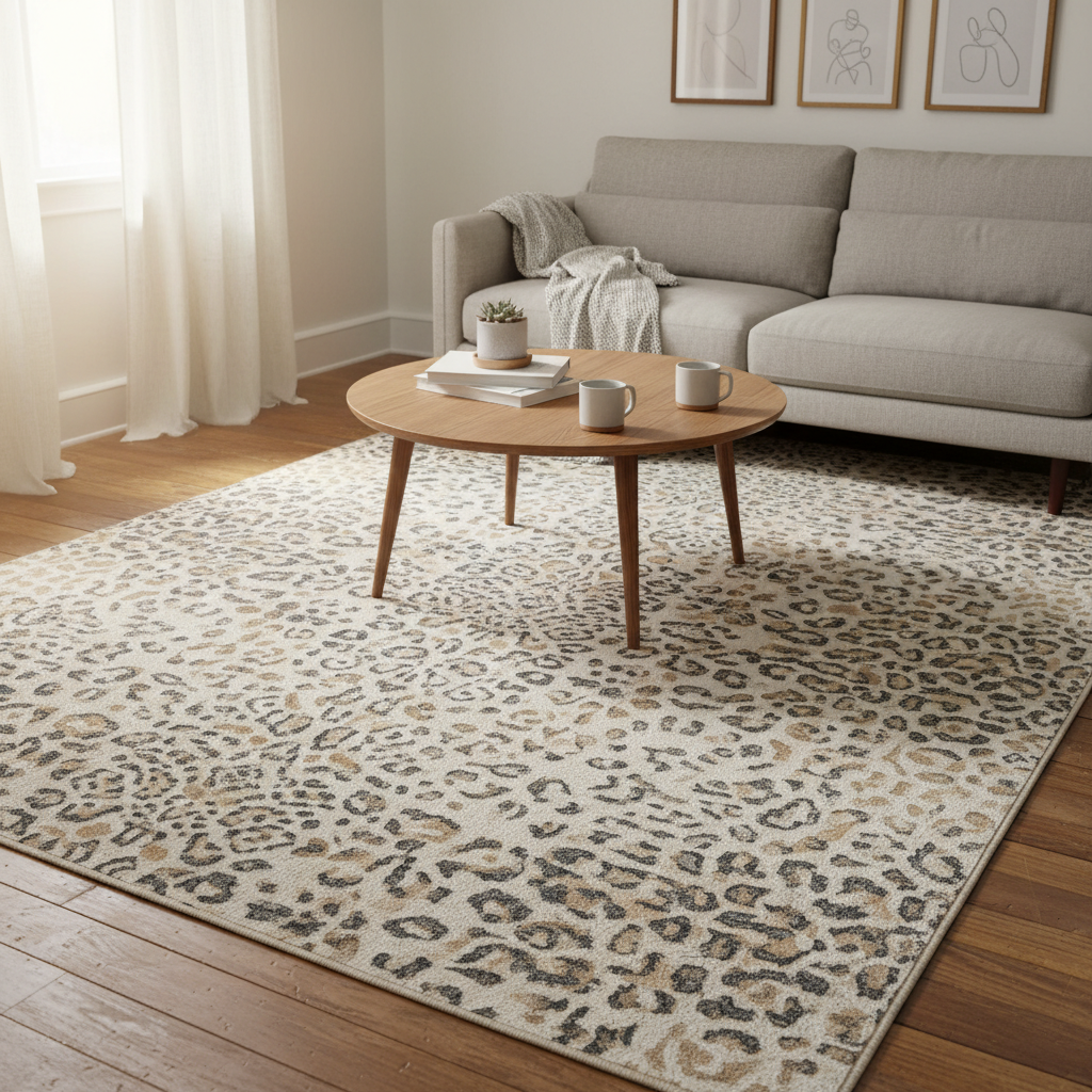 Best Affordable Machine Washable Leopard Print Area Rug (Eco Friendly, Non Toxic) – Buyer Guide