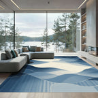 Oceanic Serenity Calm Curves Rug