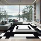 Monochromatic Geometric Abstraction Rug