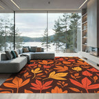 Autumn Leaves Fall Foliage Rug