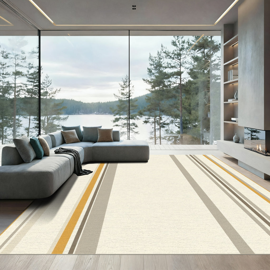 Earthy Stripe Vertical Accent Rug