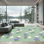 Sweet Daisy Bluebell Meadow Rug