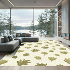 Olive Leaf Scatter Pattern Rug