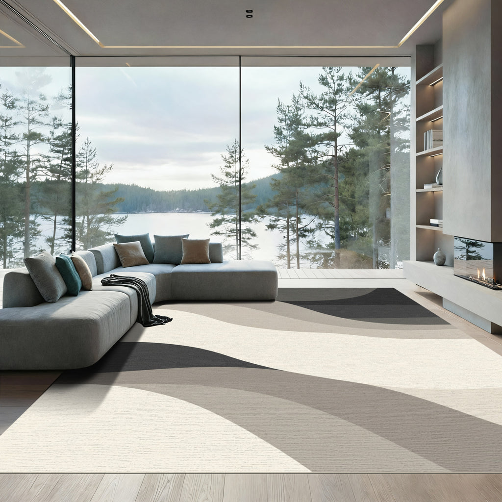 Neutral Gradient Flowing Wave Rug