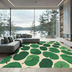 Green Leafy Backdrop Rug