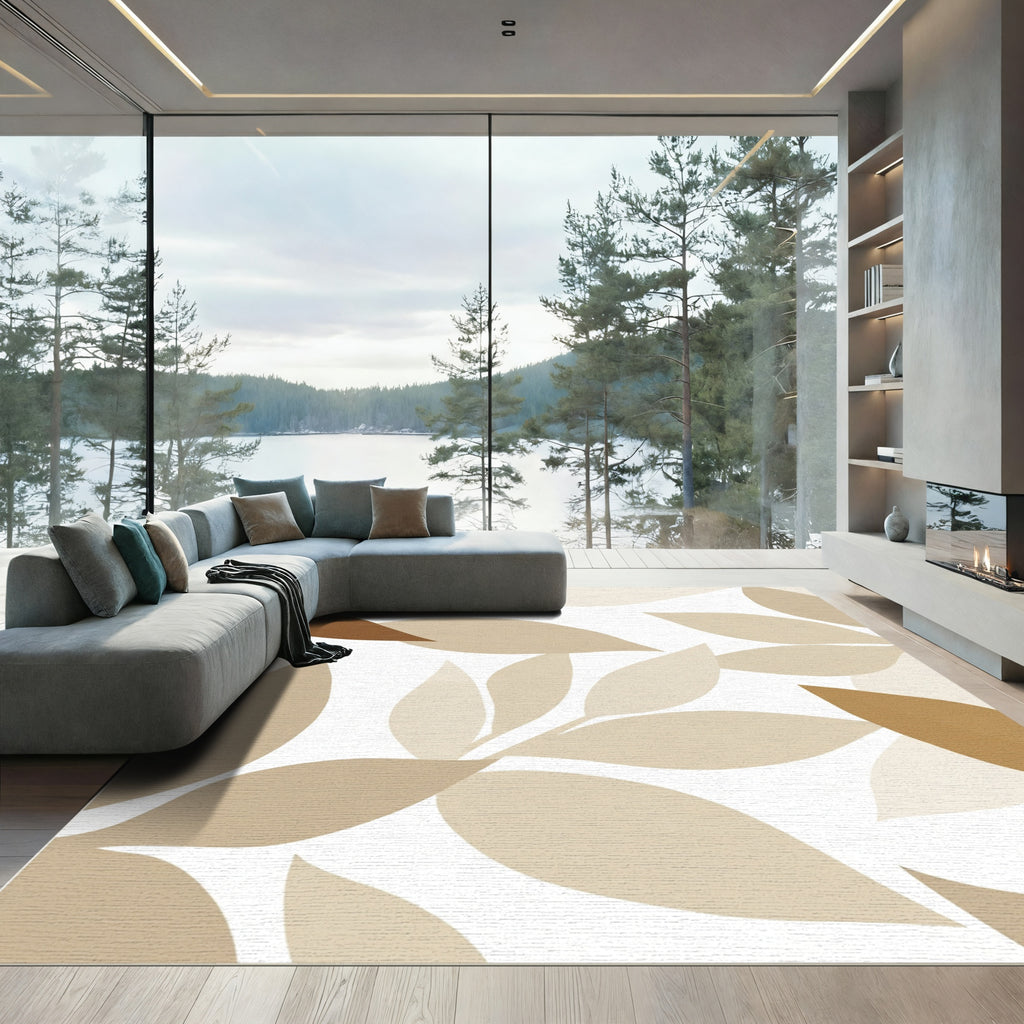 Earthy Leafy Branches Rug
