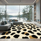 Bold Leopard Print Spots Rug