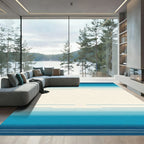 Oceanic Stripe Gradient Rug