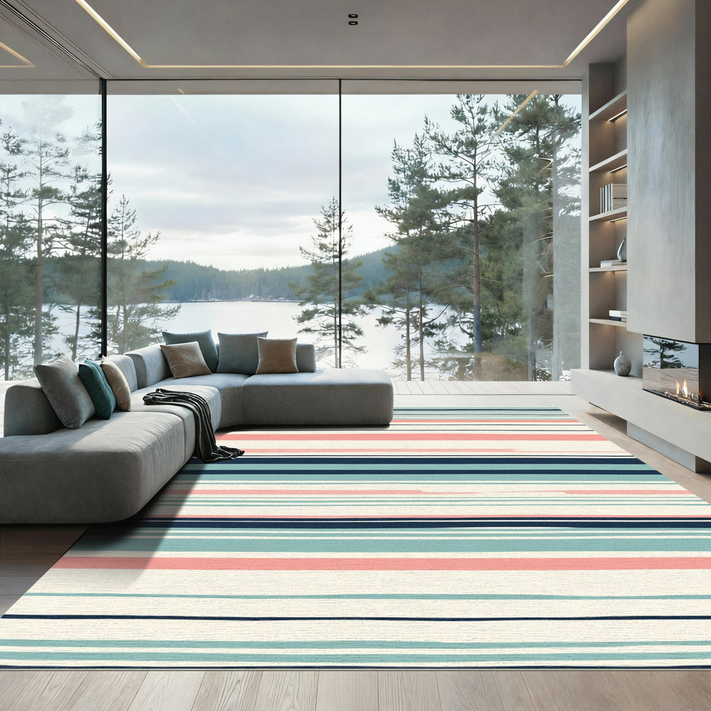 Coastal Stripe Palette Rug