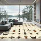 Collection Of Insect Illustrations Rug