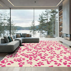 Vibrant Pink Scatter Array Rug