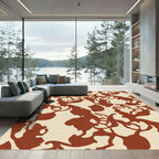 Earthy Abstract Natural Flow Rug