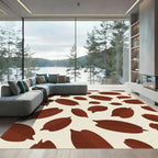 Deep Brown Cocoa Bean Repeat Rug