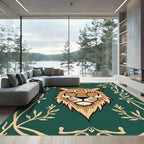 Amber Feline Forest Scroll Rugs Rug