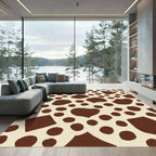 Brown Spots Organic Field Rug