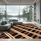 Diagonal Stripe Rug