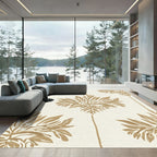 Golden Leaf Branch Arrangement Regal Rug