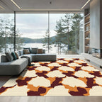 Earthy Tones Organic Camouflage Rug