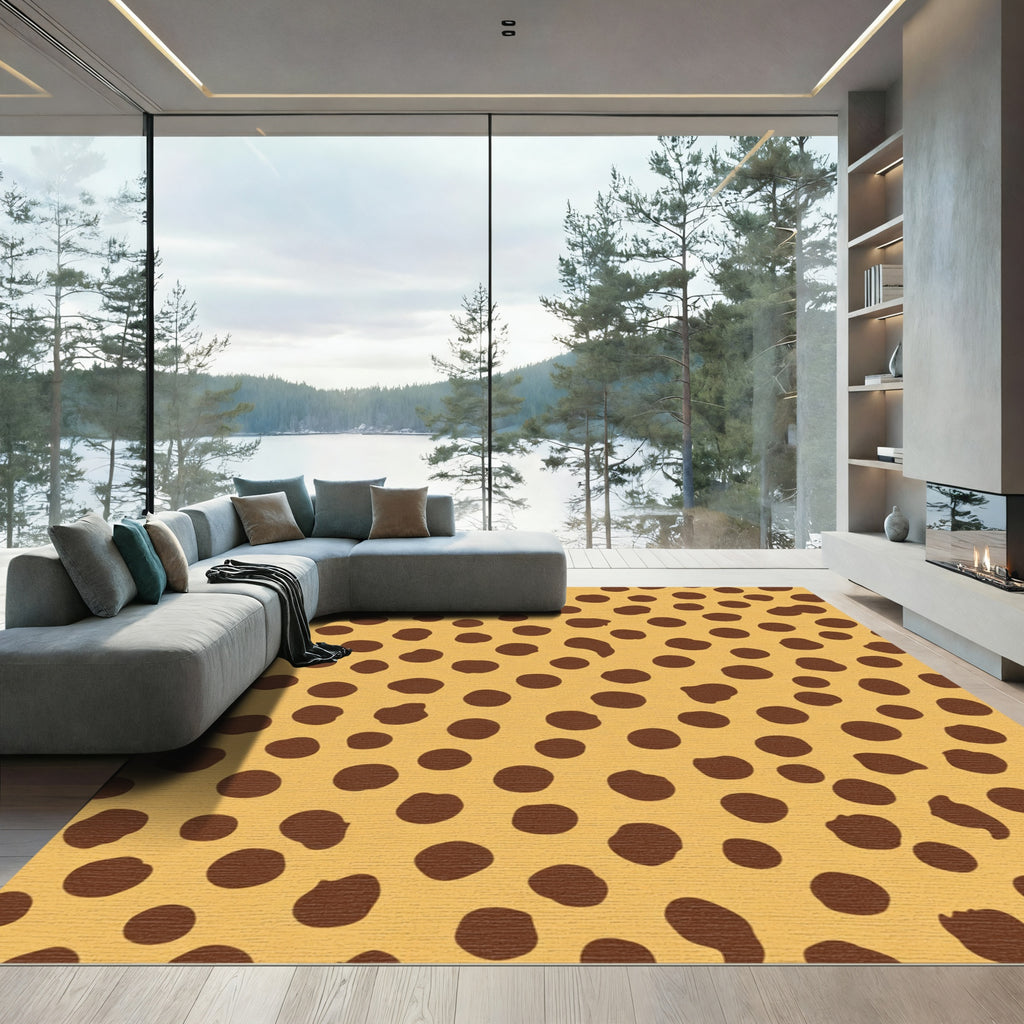 Golden Honey Spotted Wildlife Rug
