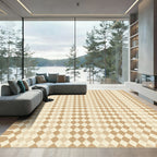 Earthy Diamonds Gradient Square Rug