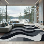 Monochromatic Wave Abstract Rug