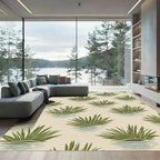 Green Grass Tropical Lagoon Rug