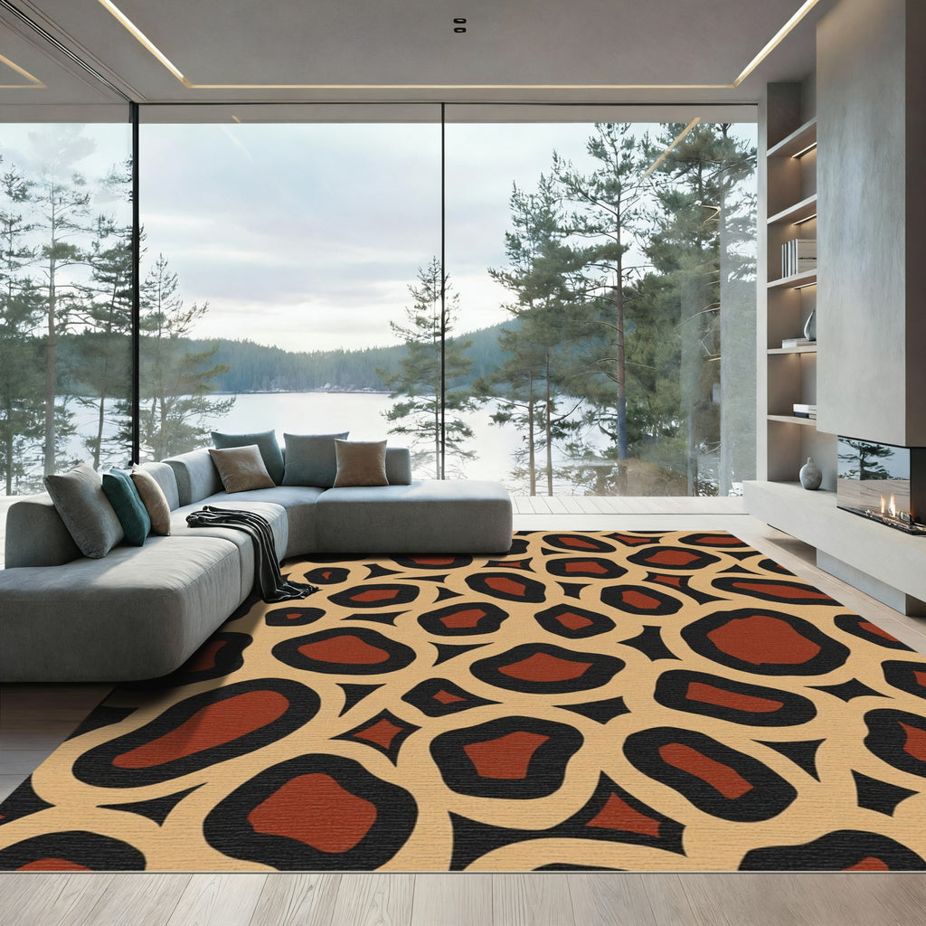 Wild Animal Print Spots Rug