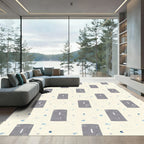 Gray Doorway Watercolor Sprinkle Rug