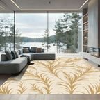 Golden Boughs Nouveau Swirl Rug