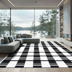 Monochromatic Geometric Block Tonal Rug
