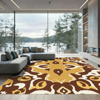 Earth Tones Organic Medallion Rug