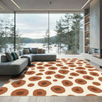 Earthy Spotty Organic Texture Rug
