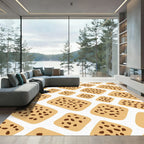 Sweet Brown Chocolate Chip Cookies Rug