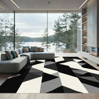 Monochromatic Geometric Fragment Arrangement Rug
