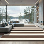 Neutral Gradient Horizontal Lines Rug