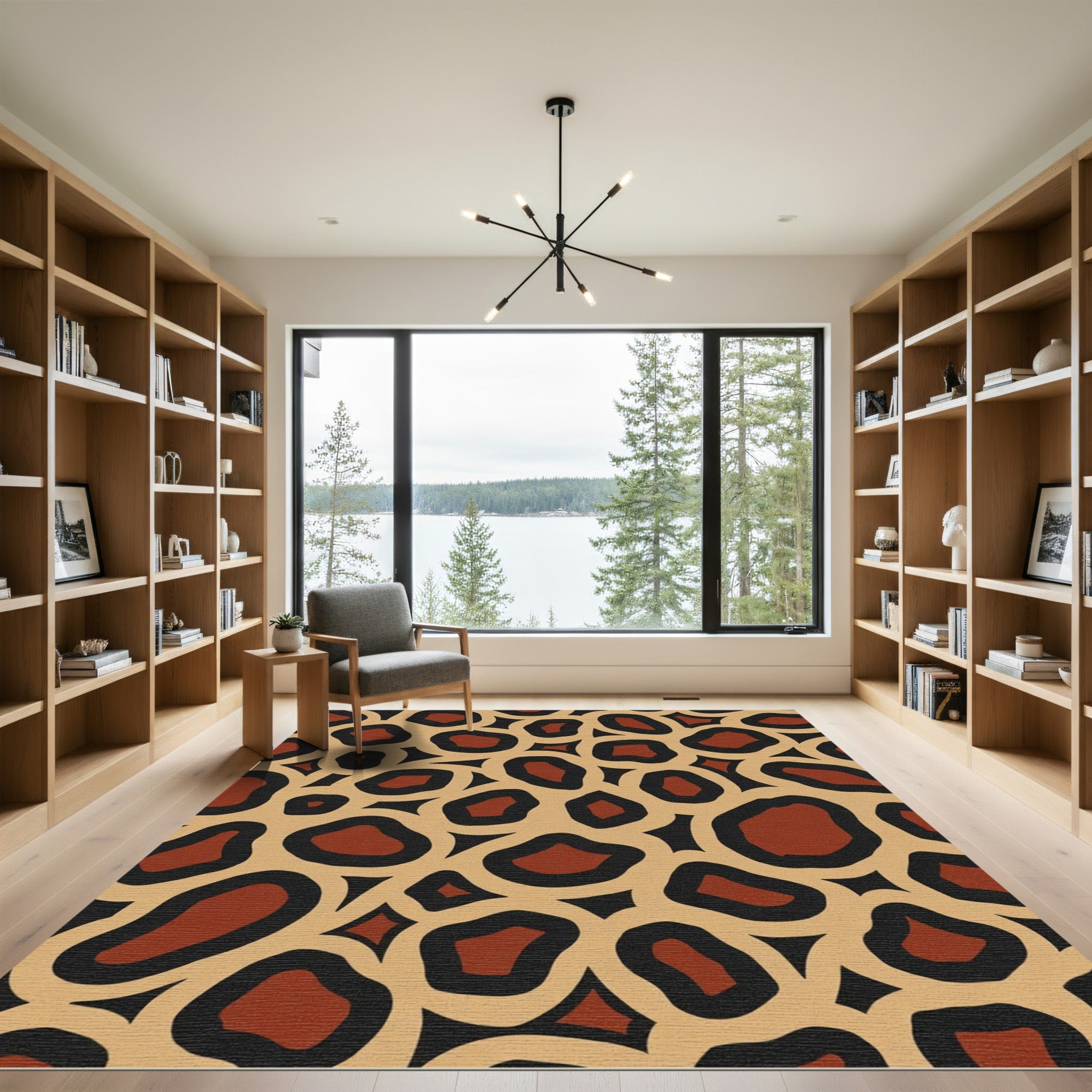 Wild Animal Print Spots Rug