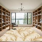 Golden Boughs Nouveau Swirl Rug