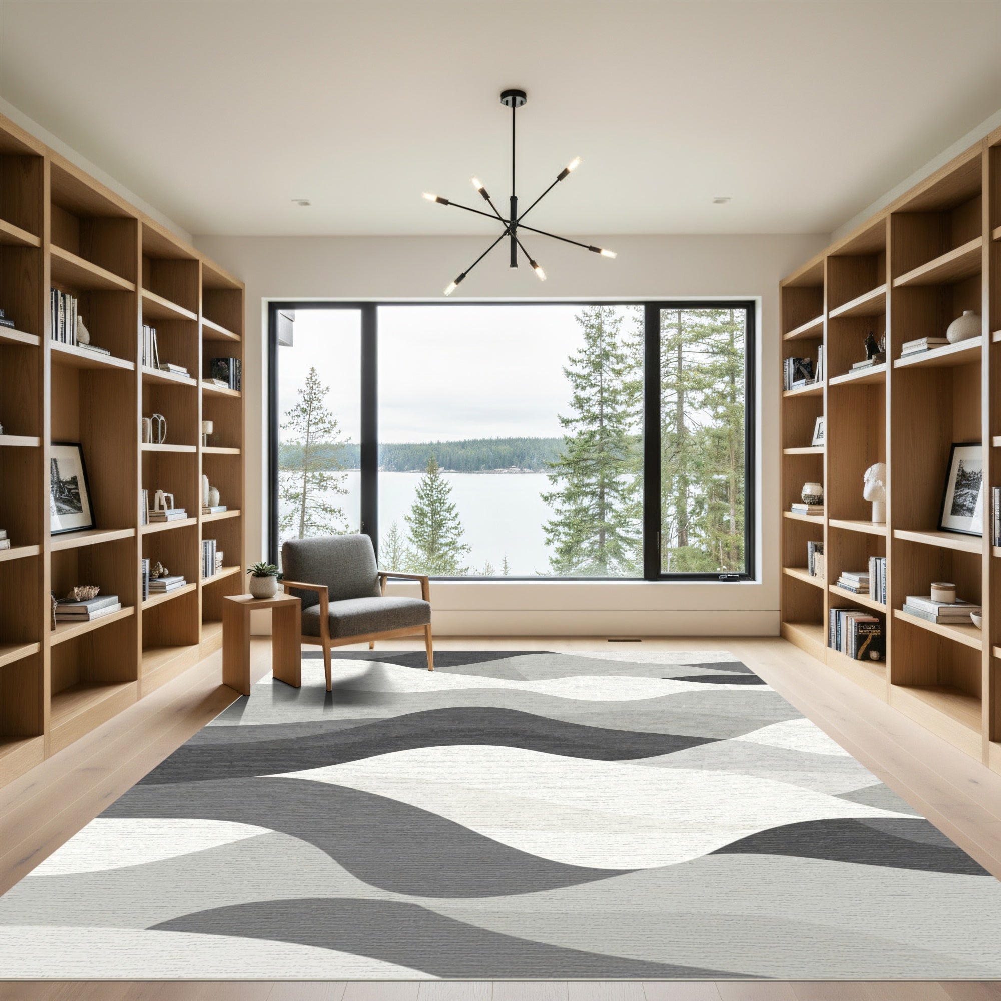 Monochromatic Layered Wave Forms Rug
