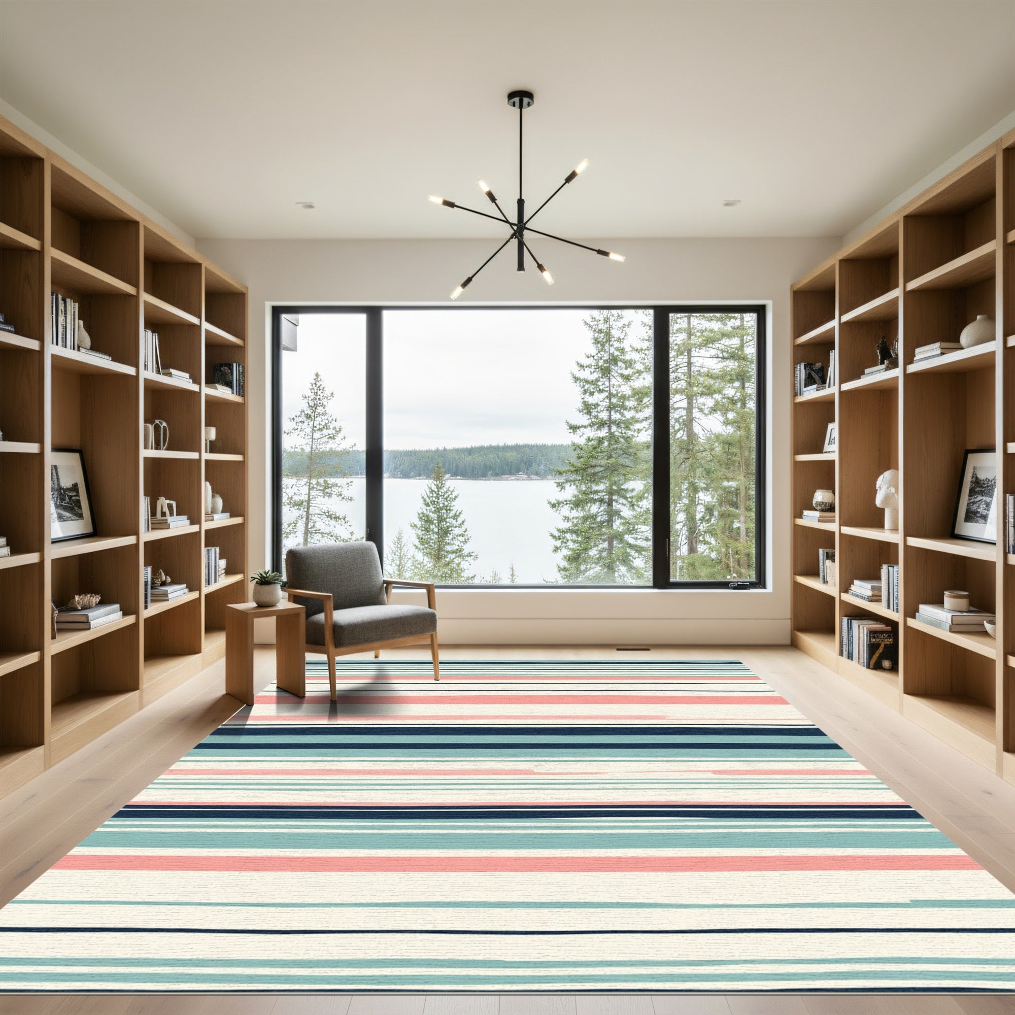 Coastal Stripe Palette Rug