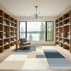 Geometric Blocks Abstract Lines Rug