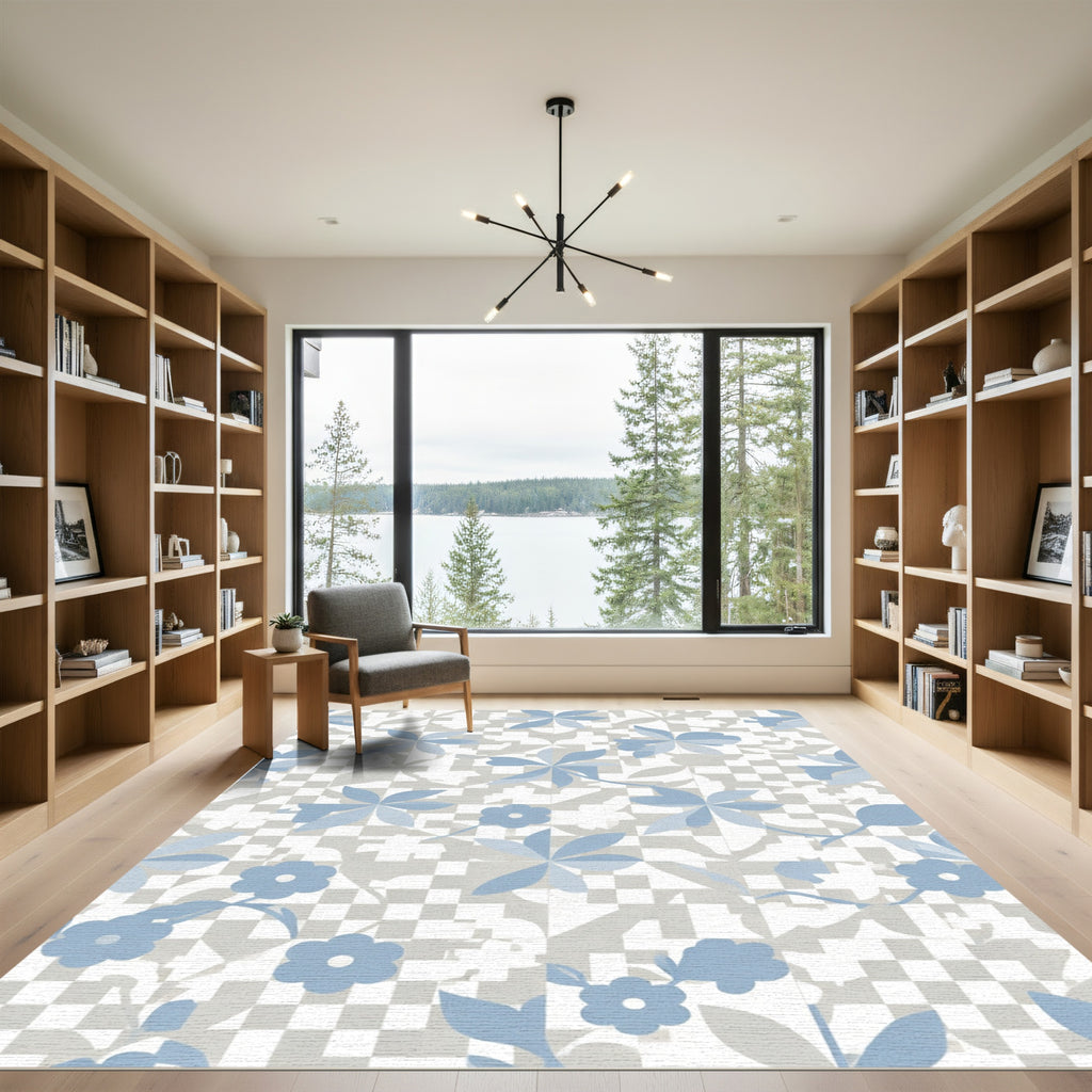 Pastel Blue Rug