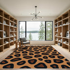 Brown Leopard Wild Spots Rug