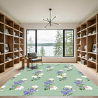 Sweet Daisy Bluebell Meadow Rug