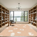 Abstract Speckled Cloud Meadow Rug