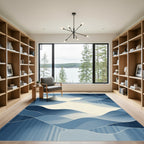 Oceanic Serenity Calm Curves Rug