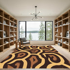 Bold Abstract Animal Print Rug