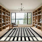 Tavern Checked Square Blanket Rug