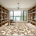 Brave Horse Abstract Line Art Rug