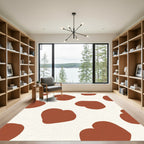 Brown Cow Spot Spots Rug